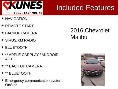 2016 Chevrolet Malibu 1LT