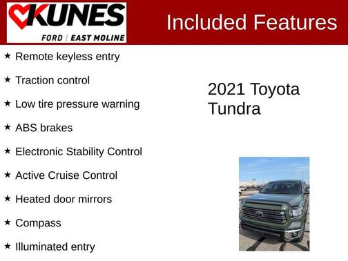 Army Green 2021 Toyota Tundra SR5