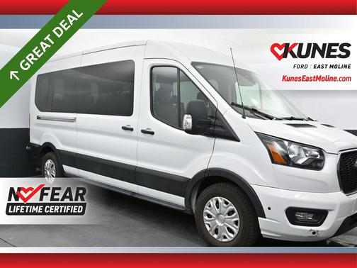Oxford White 2024 Ford Transit-350 XLT