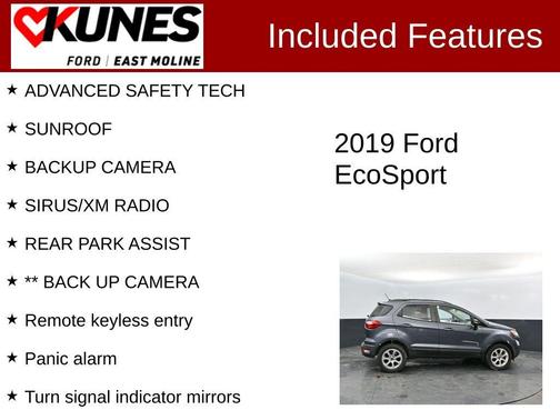 2019 Ford EcoSport SE