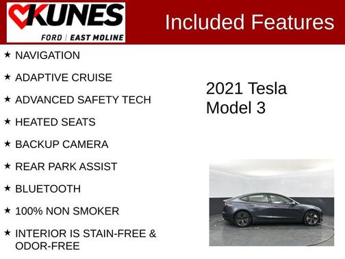 2021 Tesla Model 3 Standard Range Plus