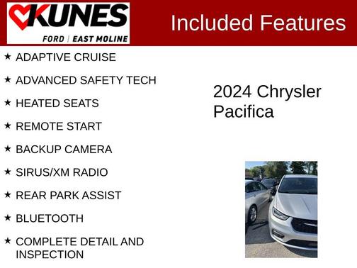 Silver Mist Clearcoat 2024 Chrysler Pacifica Touring-L