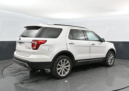 White Platinum Clearcoat Metallic 2017 Ford Explorer Limited