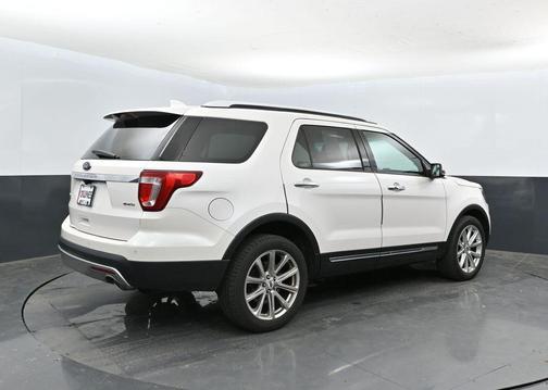 White Platinum Clearcoat Metallic 2017 Ford Explorer Limited