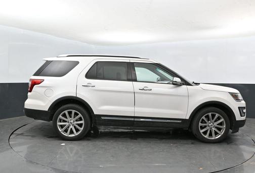 White Platinum Clearcoat Metallic 2017 Ford Explorer Limited