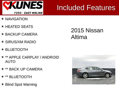 2015 Nissan Altima 2.5 SL