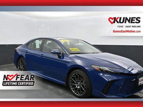 Blue 2025 Toyota Camry XSE