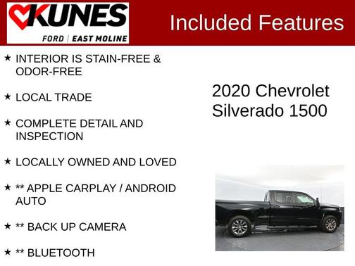 Black 2020 Chevrolet Silverado 1500 RST