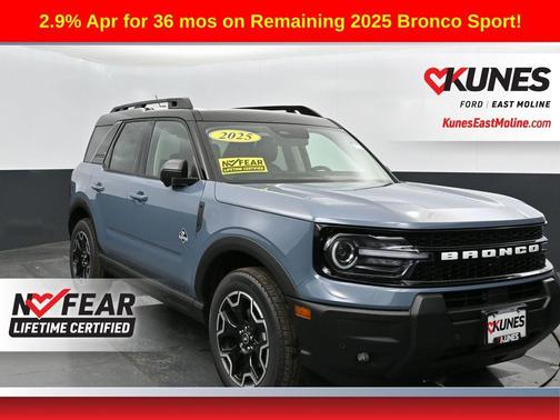 Azure Gray Metallic 2025 Ford Bronco Sport Outer Banks