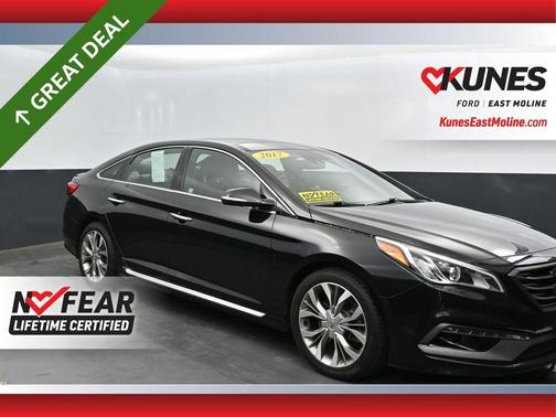 Phantom Black 2017 Hyundai SONATA Limited 2.0T
