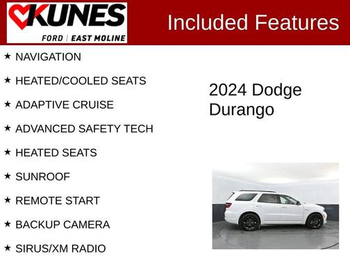 White Knuckle Clearcoat 2024 Dodge Durango R/T