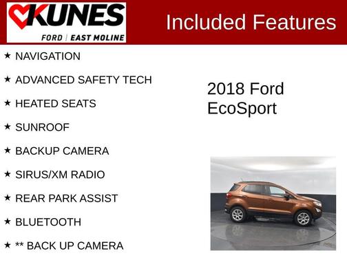 2018 Ford EcoSport SE