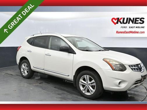 Pearl White 2015 Nissan Rogue Select S