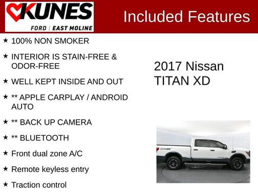 White 2017 Nissan Titan XD PRO-4X