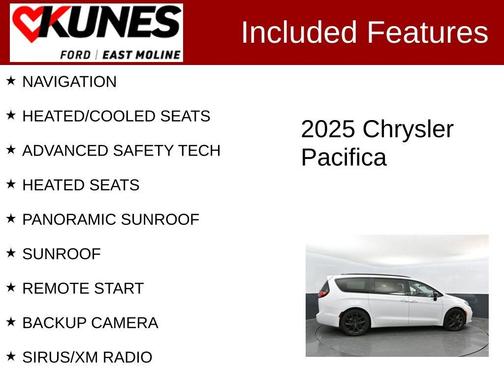 Bright White Clearcoat 2025 Chrysler Pacifica Limited