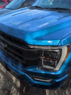 Blue 2021 Ford F-150 Lariat