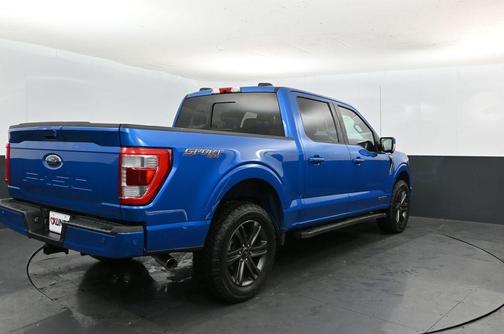 Blue 2021 Ford F-150 Lariat