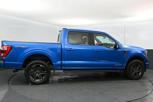 Blue 2021 Ford F-150 Lariat