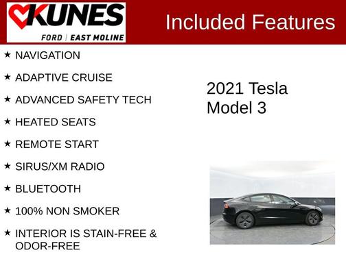 2021 Tesla Model 3 Standard Range Plus