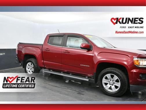 Red 2018 GMC Canyon SLE