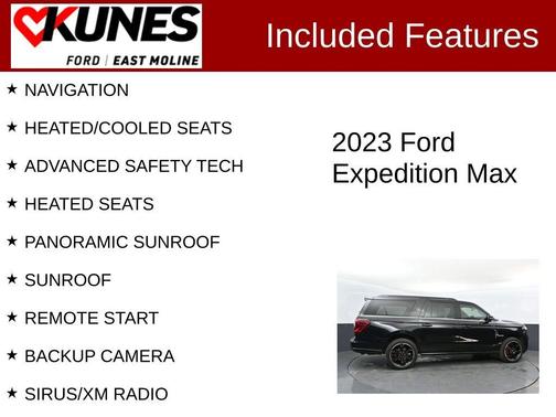 Agate Black Metallic 2023 Ford Expedition Max Limited