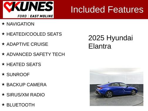 2025 Hyundai ELANTRA SEL Convenience