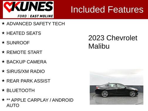 Mosaic Black Metallic 2023 Chevrolet Malibu LT