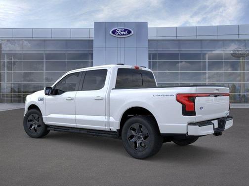 Space White Metallic 2025 Ford F-150 Lightning LARIAT