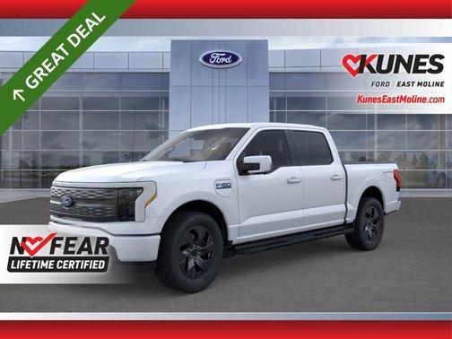 Space White Metallic 2025 Ford F-150 Lightning LARIAT