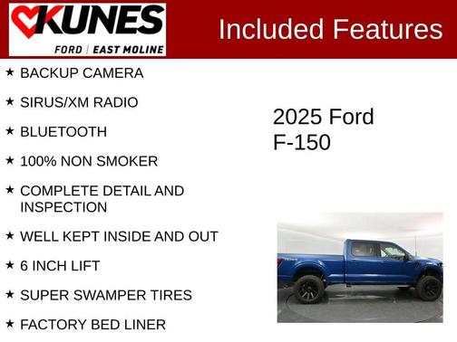 Atlas Blue Metallic 2025 Ford F-150 XLT