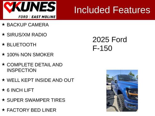 Atlas Blue Metallic 2025 Ford F-150 XLT