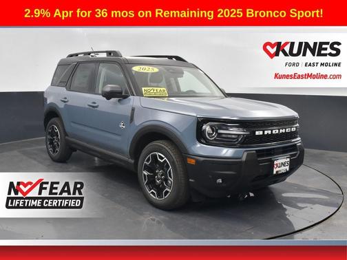 Azure Gray Metallic 2025 Ford Bronco Sport Outer Banks