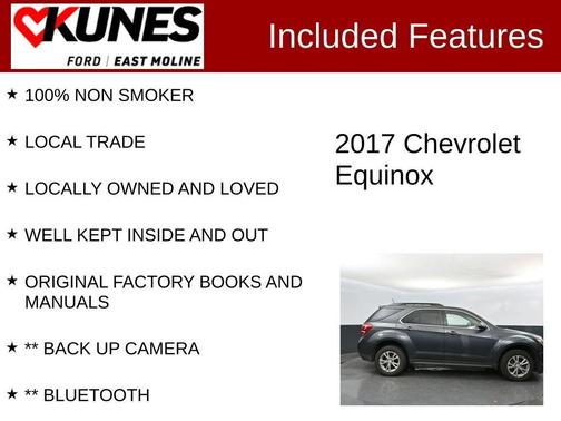 Nightfall Gray Metallic 2017 Chevrolet Equinox LT