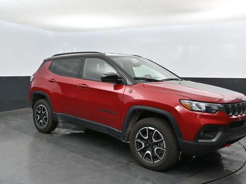 Red 2025 Jeep Compass Trailhawk
