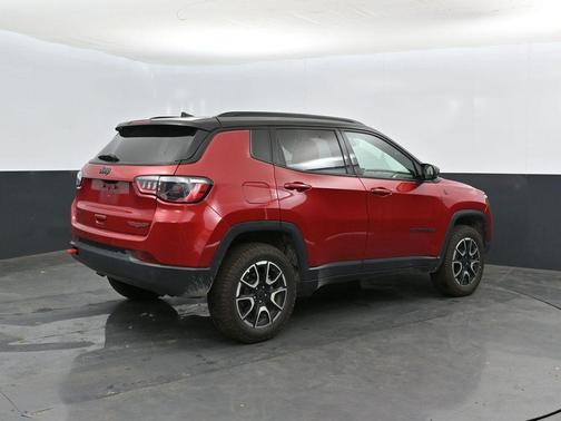Red 2025 Jeep Compass Trailhawk