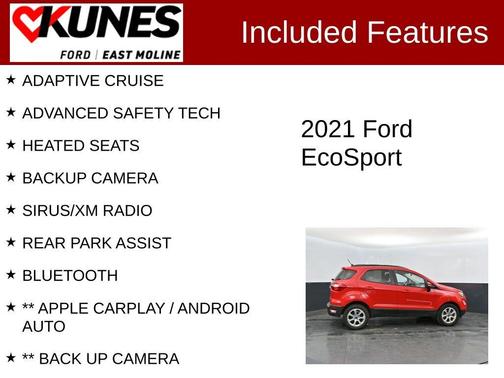 Race Red 2021 Ford EcoSport SE