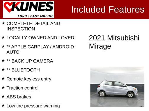 2021 Mitsubishi Mirage LE