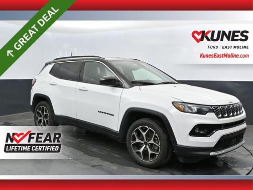 Bright White Clearcoat 2025 Jeep Compass Limited