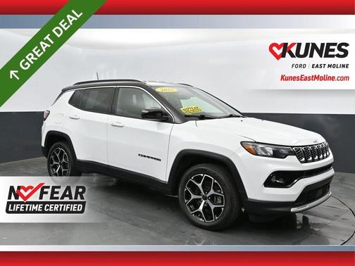 Bright White Clearcoat 2025 Jeep Compass Limited