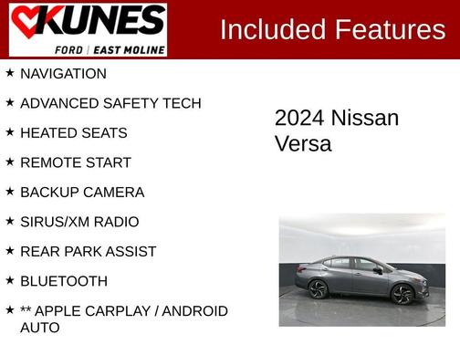 2024 Nissan Versa 1.6 SR