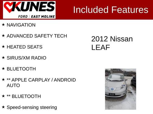 2012 Nissan Leaf SV