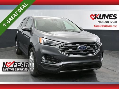 Gray Metallic 2024 Ford Edge Titanium