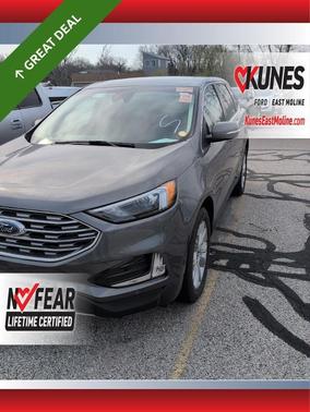 Gray Metallic 2024 Ford Edge Titanium