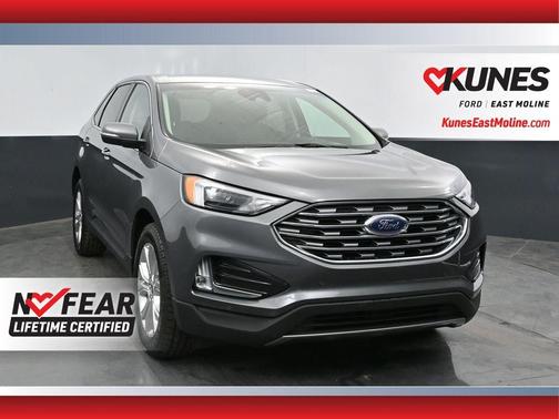 Gray Metallic 2024 Ford Edge Titanium