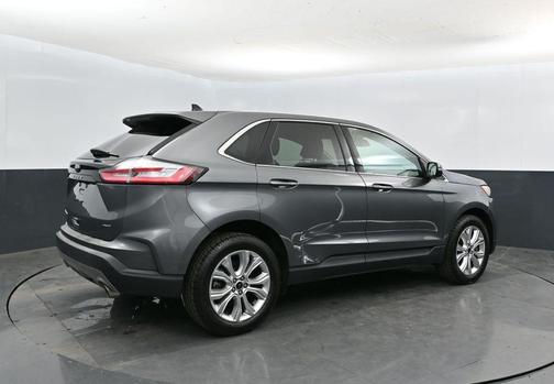 Gray Metallic 2024 Ford Edge Titanium