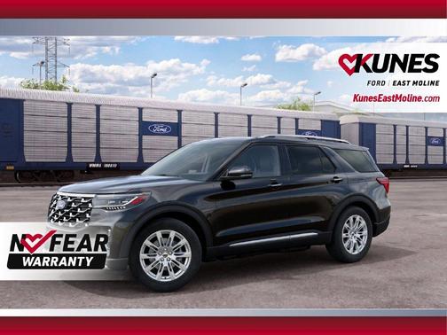 Agate Black Metallic 2027 Ford Explorer Platinum