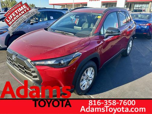 Soul Red Crystal 2026 Toyota Corolla Cross LE