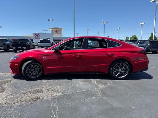 Calypso Red 2021 Hyundai SONATA N Line