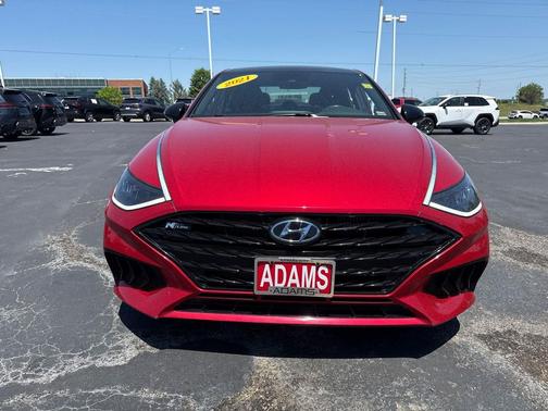 Calypso Red 2021 Hyundai SONATA N Line