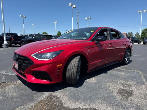 Calypso Red 2021 Hyundai SONATA N Line
